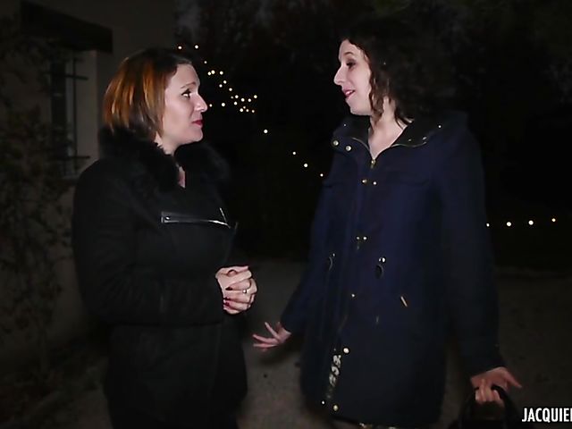 French MILF MMF 3some and tight DP with horny Lyne