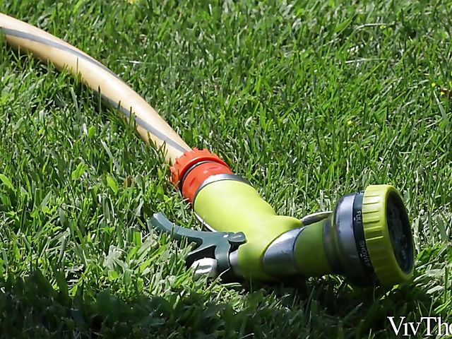 Outdoor lesbian summer love with Adira Allure and Lilu Moon