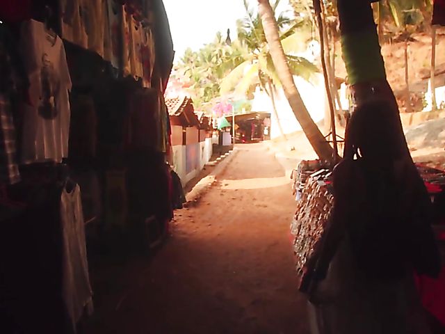 Nude beach meditation in Goa with sexy Serena L