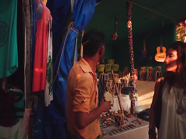 Nude beach meditation in Goa with sexy Serena L