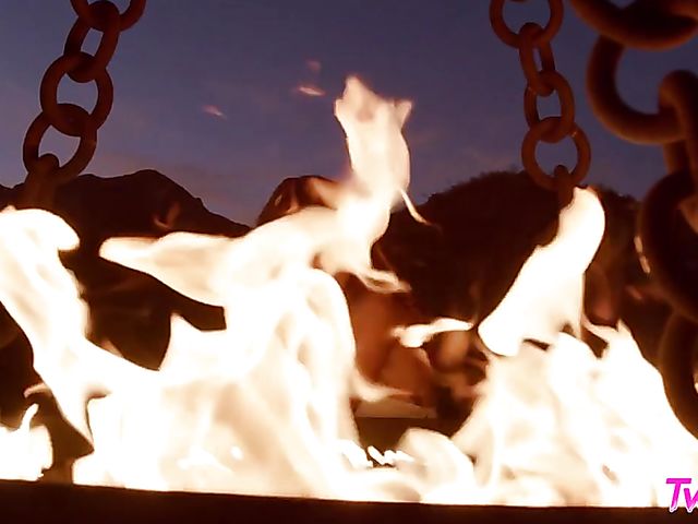 Twistys solo in the mountains and fingering in bed with sexy redhead Lacy Lennon