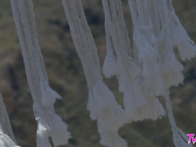 Twistys solo in the mountains and fingering in bed with sexy redhead Lacy Lennon