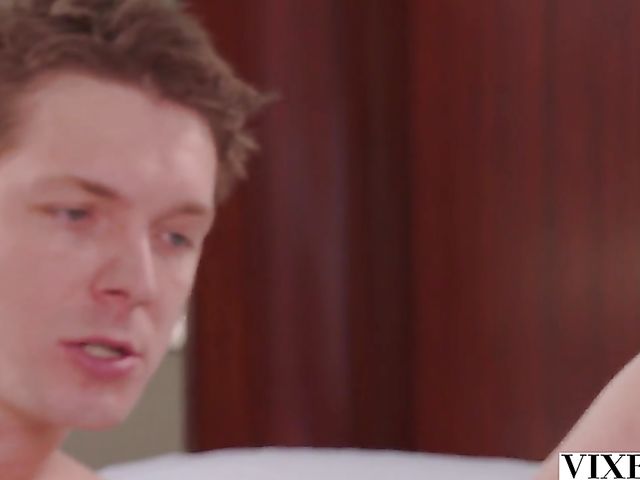 Lady in red Anya Olsen and Markus Dupree have hot sex on the top of a skyscraper