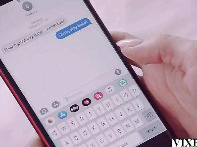 Lady in red Anya Olsen and Markus Dupree have hot sex on the top of a skyscraper