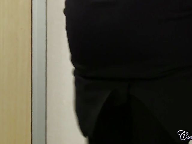 Candy Banks sucks and strokes a cock in her office to swallow cum