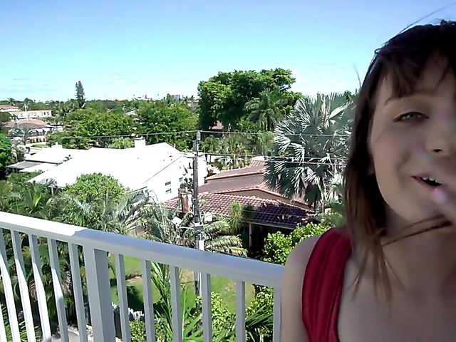 Balcony fuck with nasty teen girl Nala Nova