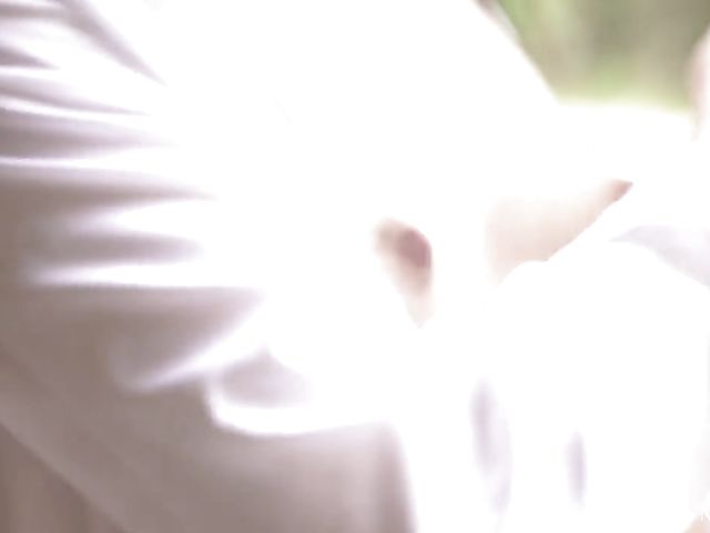 Smoking masturbation in white panties with flat chested Avi Love