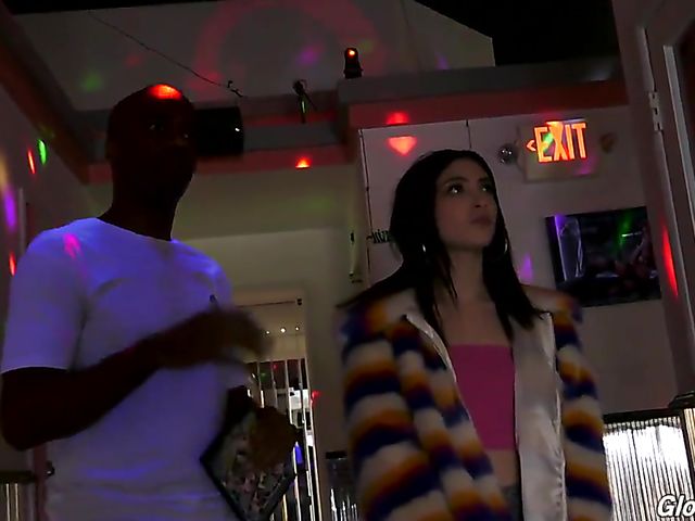 BBC gloryhole with excited young slut Jane Wilde