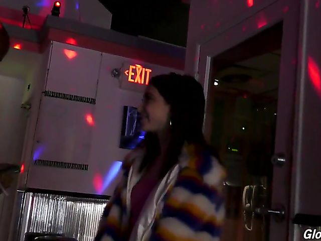 BBC gloryhole with excited young slut Jane Wilde