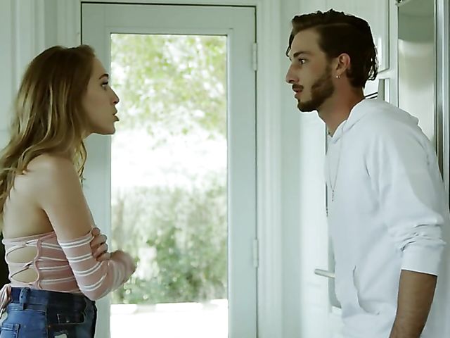 Pussy eating in the kitchen and sex in bed with natural girl Cadence Lux