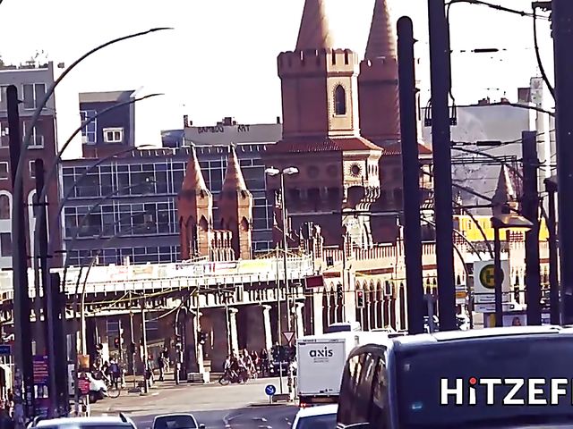 Public sex in Berlin with long-haired German blonde Lena Nitro