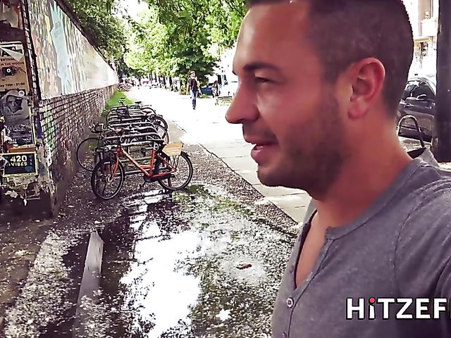 Public sex in Berlin with long-haired German blonde Lena Nitro