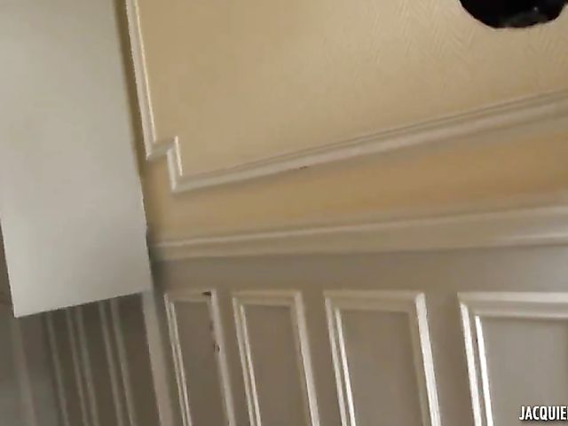 Madame Sophie French DP gangbang in black stockings