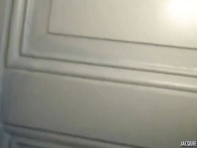 Madame Sophie French DP gangbang in black stockings