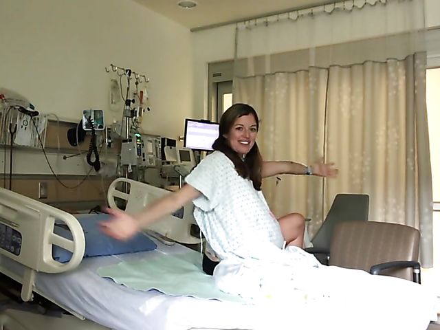 Pregnant amateur pillow humping before birth