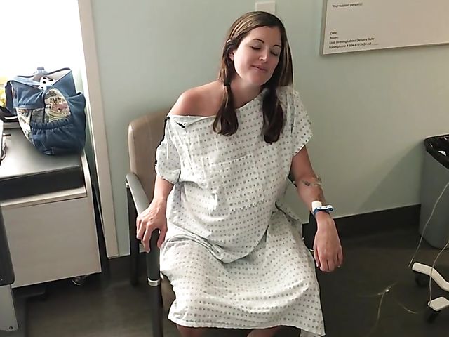 Pregnant amateur pillow humping before birth