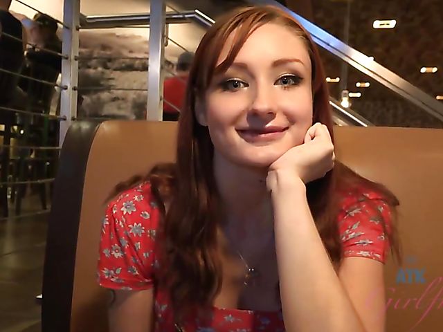 Watching his hairy girlfriend Violet Monroe pee and take a bath