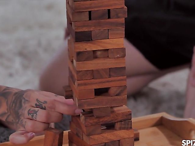 Playing hardcore games with big tits tattoo girl Janey Doe