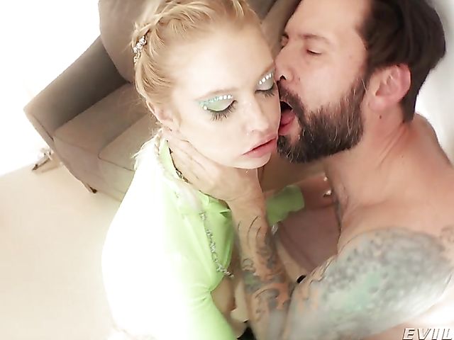 Very hard anal pounding with Chloe Cherry and Tommy Pistol