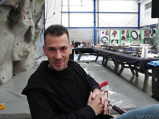 Blue Angy - MILF gangbang outside in Rocco's Academy