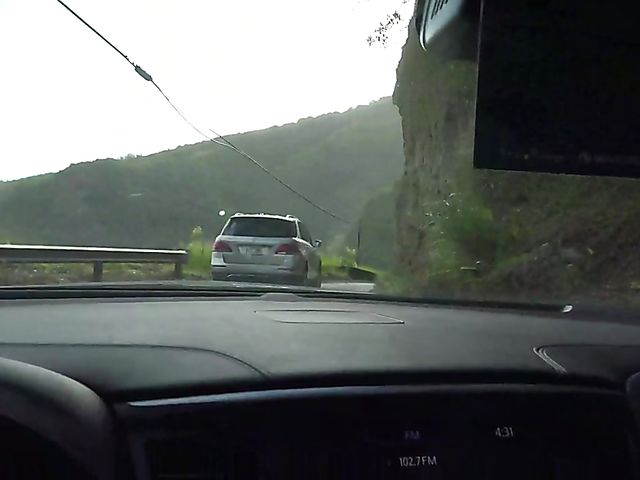 Teen car fingering and flashing in nature with cute GF Melody Marks