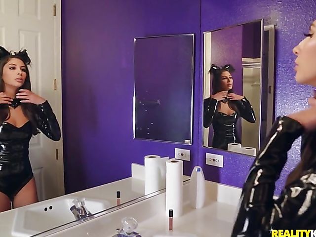 Halloween fuck with latex teen Gianna Dior