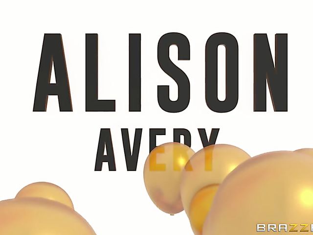 Blonde busty hottie Alison Avery wants to party and fuck with Keiran Lee