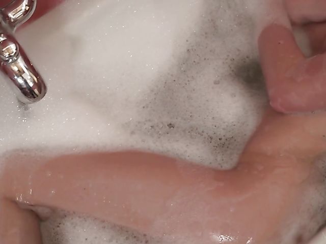 Teen bathroom fingering in a sensual manner with Stacy Cruz