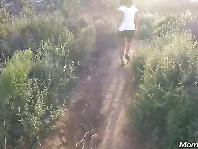 MILF public tits flashing and fucking with breasty Amber