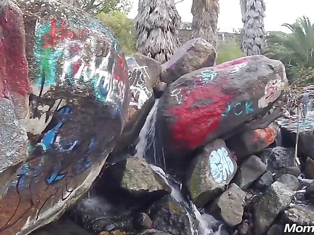 MILF public tits flashing and fucking with breasty Amber