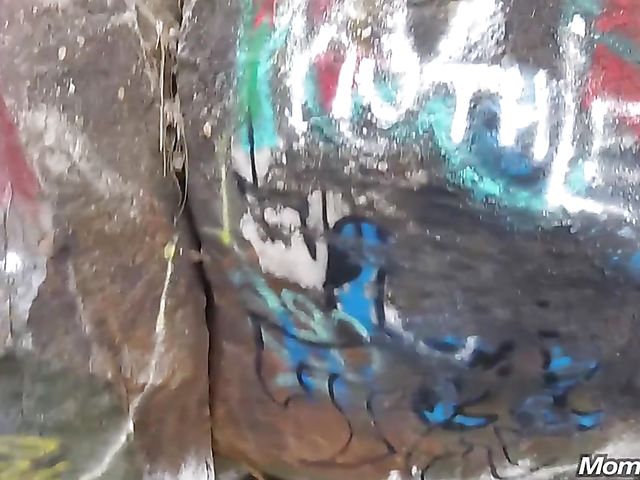 MILF public tits flashing and fucking with breasty Amber