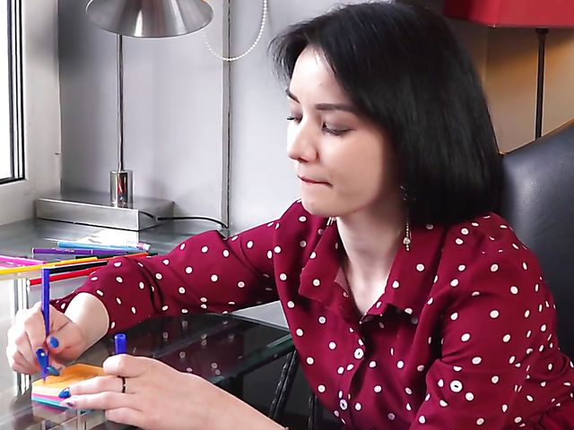 Young teen solo by the window with exotic Naja