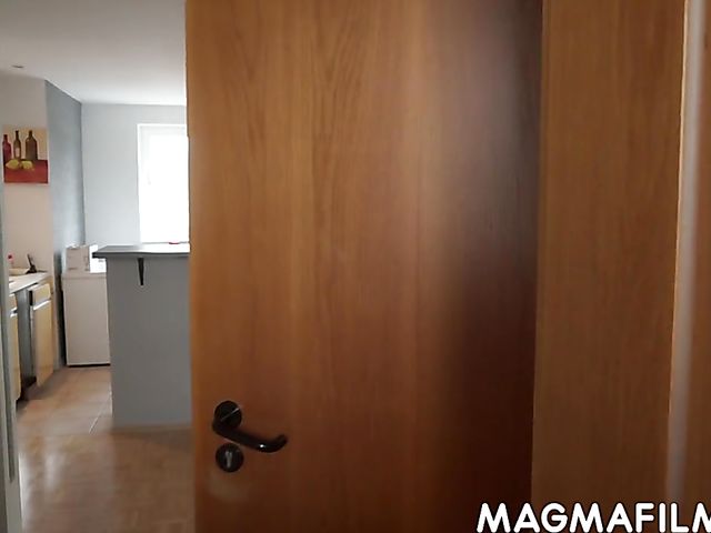 Vaginal german DP with picked up blonde Claudia Swea