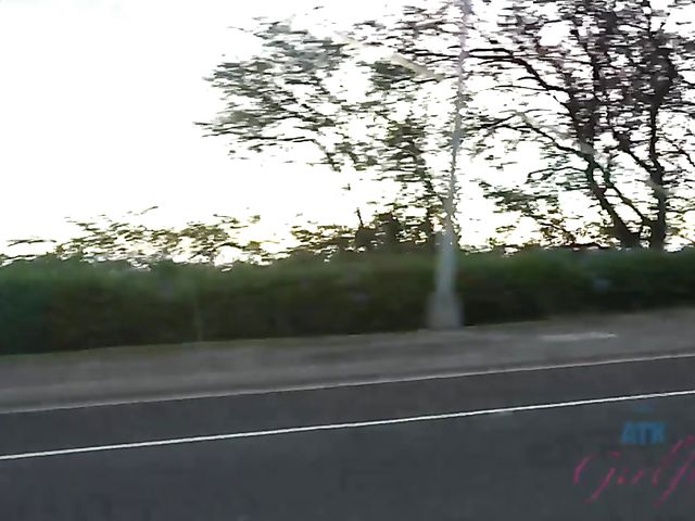 POV brunette smoker Vera King gets nailed in the evening