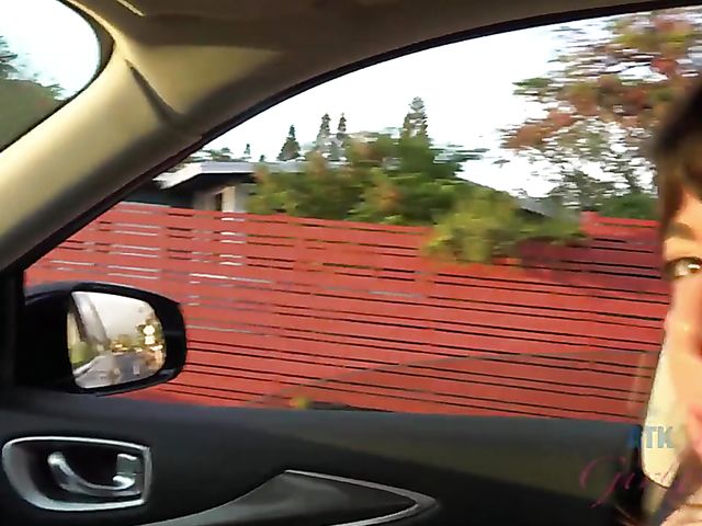 POV brunette smoker Vera King gets nailed in the evening