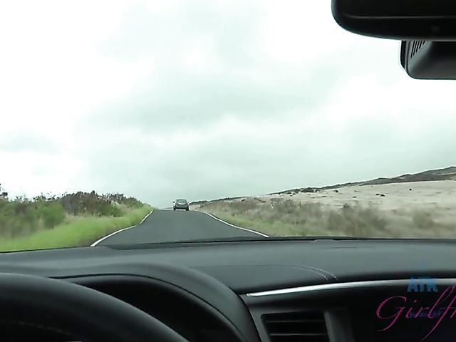 POV brunette smoker Vera King gets nailed in the evening