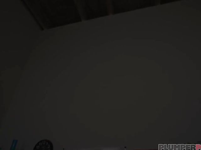 Chubby stockings babe with big mammaries Valerie Blake loves it black