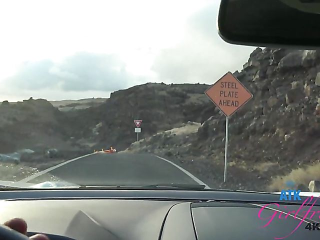 Enjoying naughty Carmen Rae's feet POV