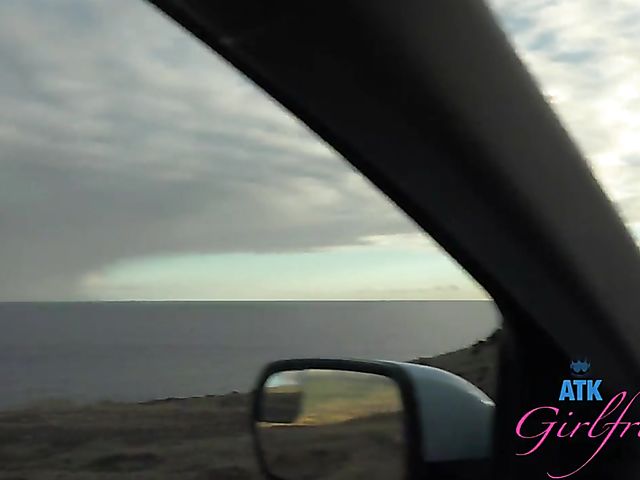 Enjoying naughty Carmen Rae's feet POV