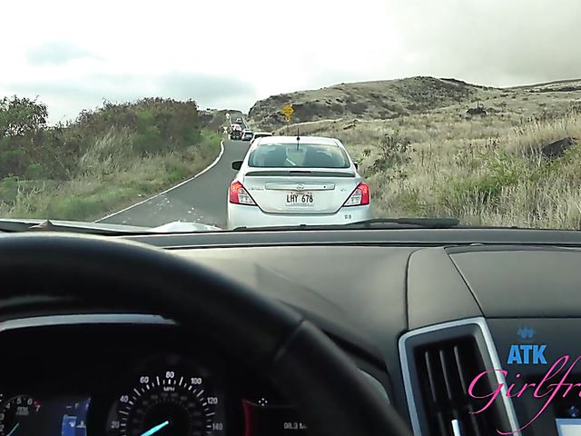 Enjoying naughty Carmen Rae's feet POV