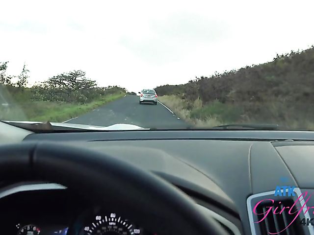 Enjoying naughty Carmen Rae's feet POV