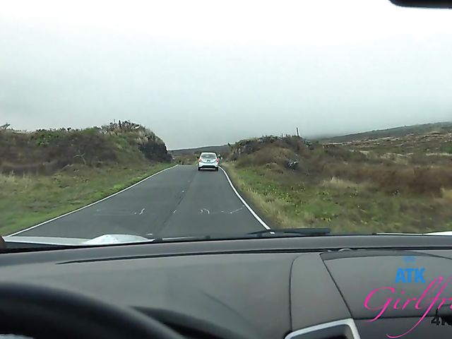 Enjoying naughty Carmen Rae's feet POV