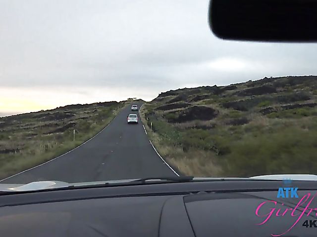 Enjoying naughty Carmen Rae's feet POV