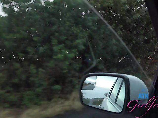 Enjoying naughty Carmen Rae's feet POV