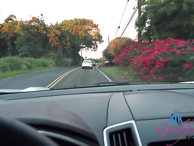 Enjoying naughty Carmen Rae's feet POV