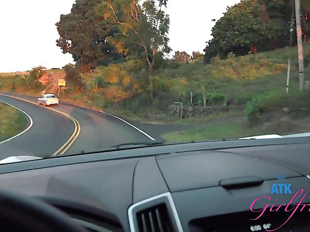 Enjoying naughty Carmen Rae's feet POV