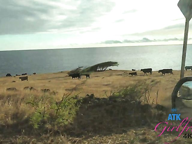 Enjoying naughty Carmen Rae's feet POV