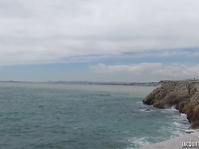 Two French sluts Cassandra and Anais flashing boobs in public and getting analized