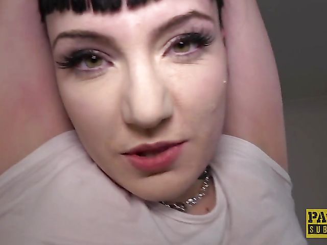 Alt girl Lara Malvo's rough fucked with face slapping all way long