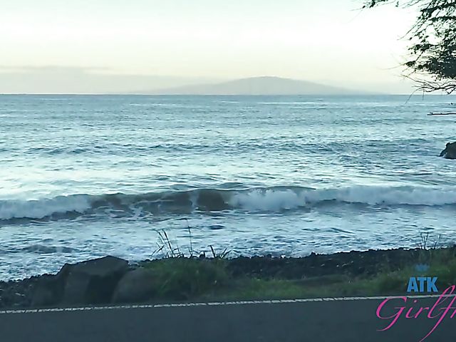 Cute teen POV at home and nude beach fun with Kyler Quinn